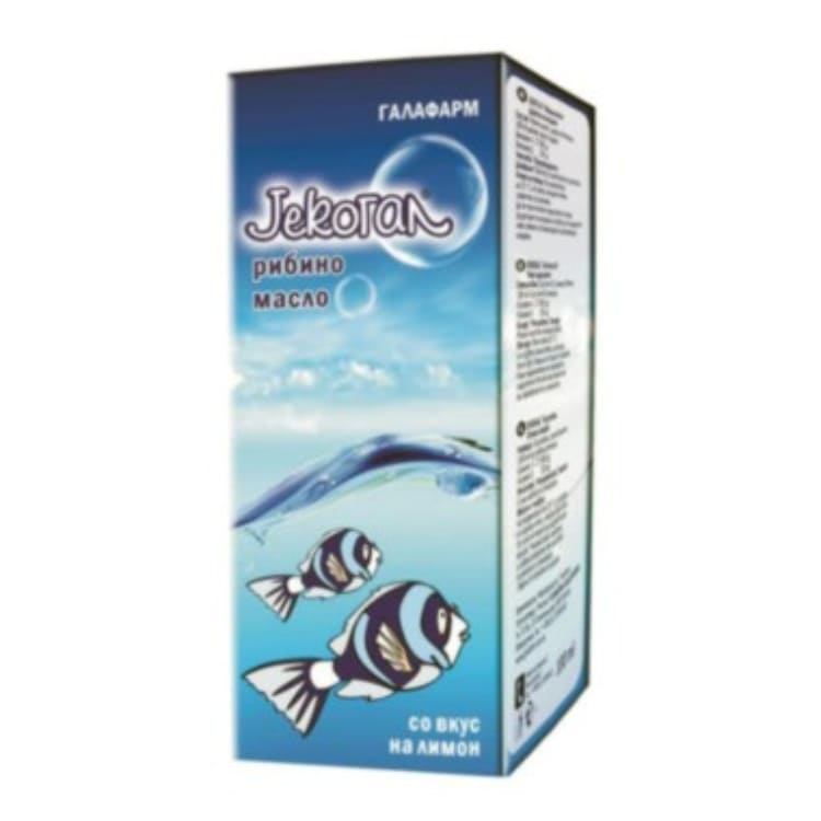 Jekogal riblje ulje sa ukusom limuna 100ml